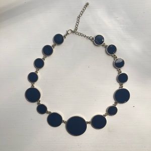 Navy blue necklace